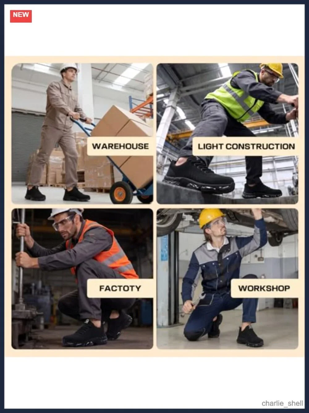 N/A steel toe